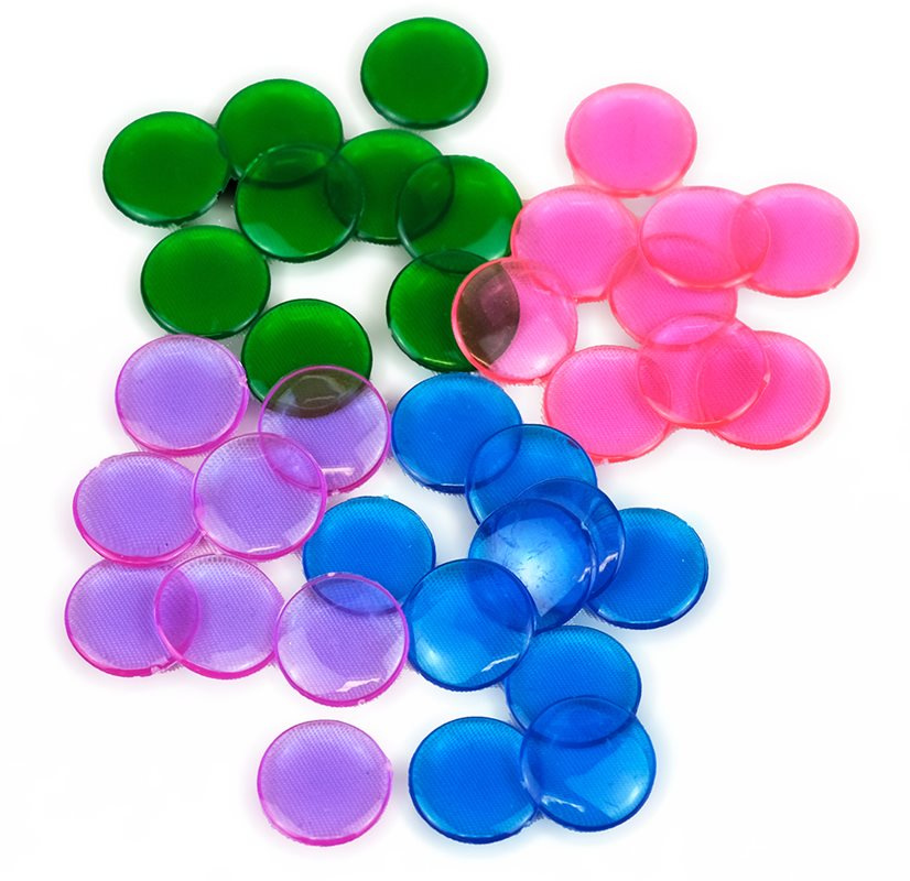 Bingo täckbrickor 15 mm 100 st