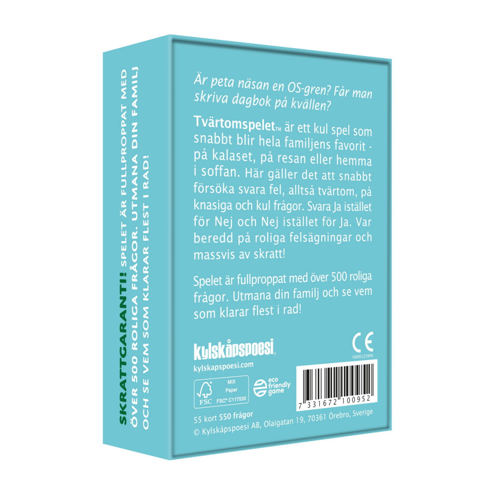 Tvärtomspelet - Familjens favorit!