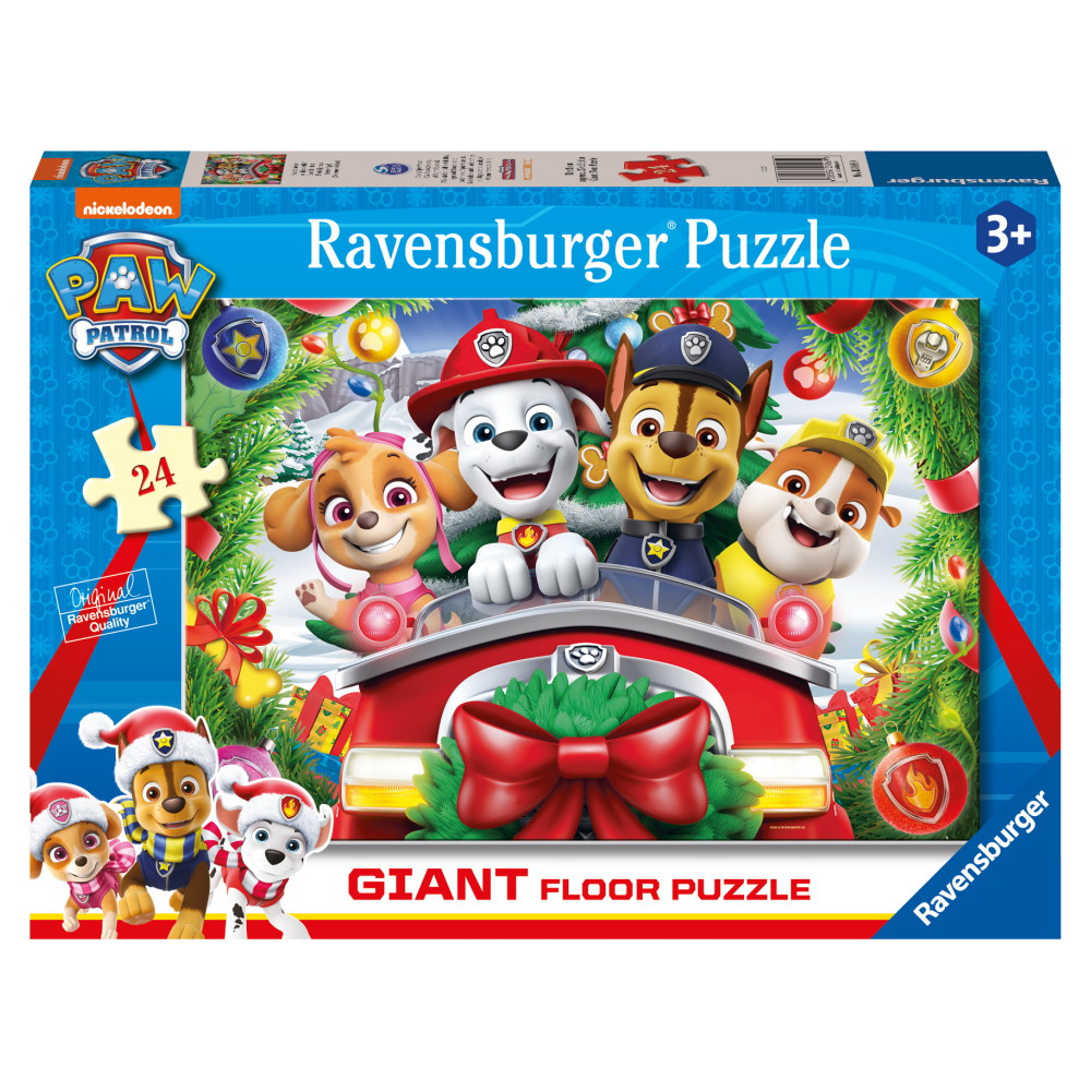 Ravensburger Pussel: Paw Patrol Christmas Giant 24 bitar