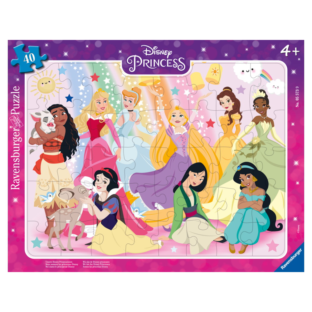 Ravensburger Rampussel: Disney Prinsessor 40 Bitar