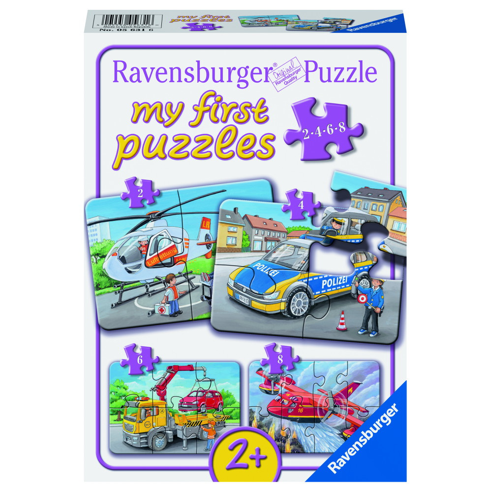 Mitt första pussel - Mina utryckningsfordon