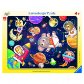 Ravensburger Rampussel: Animal Astronauts - 40 Bitar Ravensburger Rampussel: Animal Astronauts - 40 Bitar