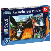 Ravensburger Pussel: How To Train Your Dragons 3x49 Bitar