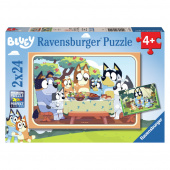 Ravensburger Pussel - Bluey 2x24 Bitar Ravensburger Pussel - Bluey 2x24 Bitar