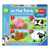 Ravensburger Pussel: On The Farm 2-5 Bitar Ravensburger Pussel: On The Farm 2-5 Bitar