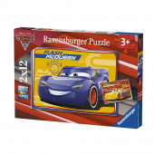 Ravensburger pussel: Cars McQueen and Racer Cruz 2x12 Bitar