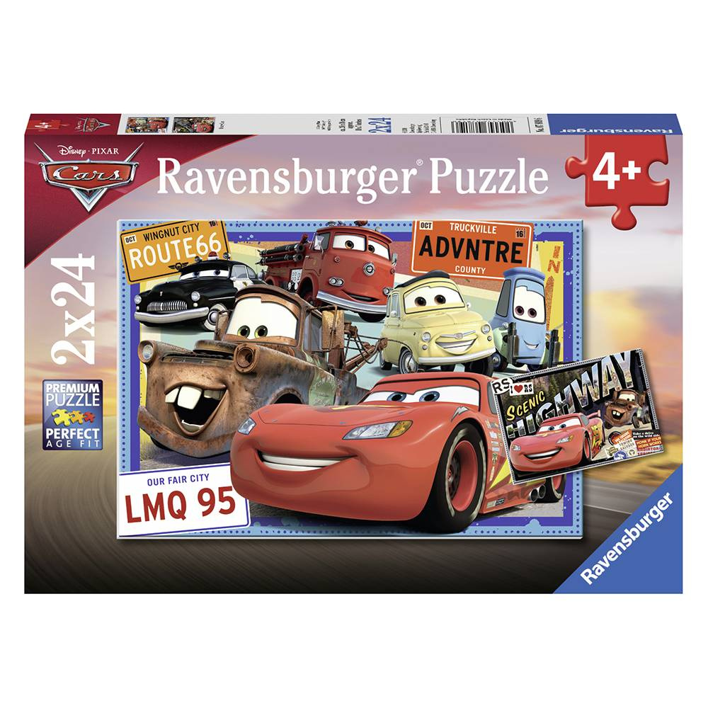Ravensburger pussel: Cars 2x24 Bitar