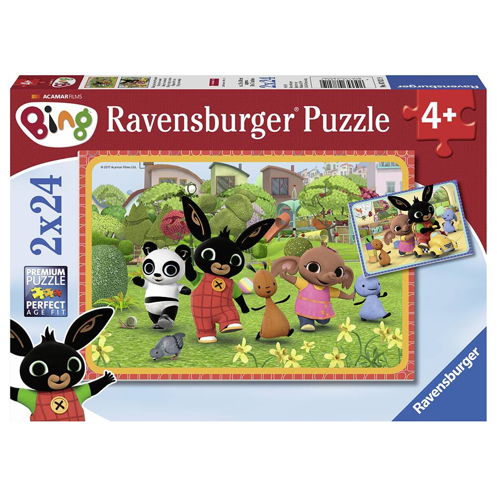 Ravensburger pussel: Bing Bunny 2x24 Bitar