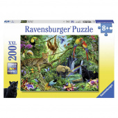 Ravensburger pussel: Animals in the jungle XXL - 200 Bitar
