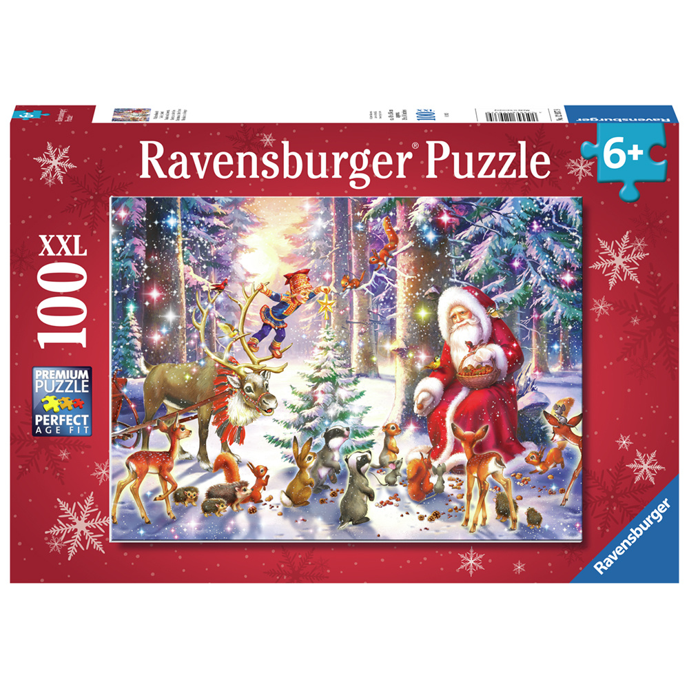 Ravensburger pussel Christmas in the Forest 100 bitar XXL