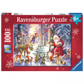 Ravensburger pussel Christmas in the Forest 100 bitar XXL Ravensburger pussel Christmas in the Forest 100 bitar XXL