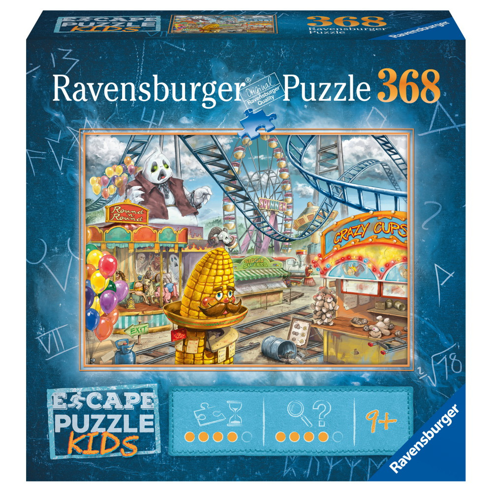 Ravensburger Pussel: Escape Kids - På nöjesfältet 368 Bitar