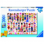 Ravensburger pussel: Flowers And Friends XXL 200 Bitar Ravensburger pussel: Flowers And Friends XXL 200 Bitar