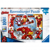 Ravensburger Pussel: Marvel Hero Ironman XXL 100 Bitar Ravensburger Pussel: Marvel Hero Ironman XXL 100 Bitar