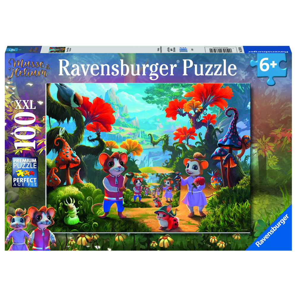 Ravensburger Pussel: Musse & Helium 100 Bitar XXL