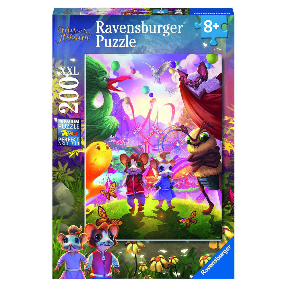 Ravensburger Pussel: Musse & Helium XXL 200 Bitar