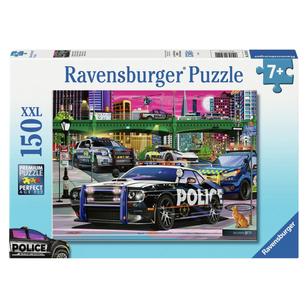 Ravensburger Pussel: Police On Patrol XXL 150 Bitar