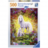 Ravensburger Pussel - Unicorn and Foal 500 Bitar