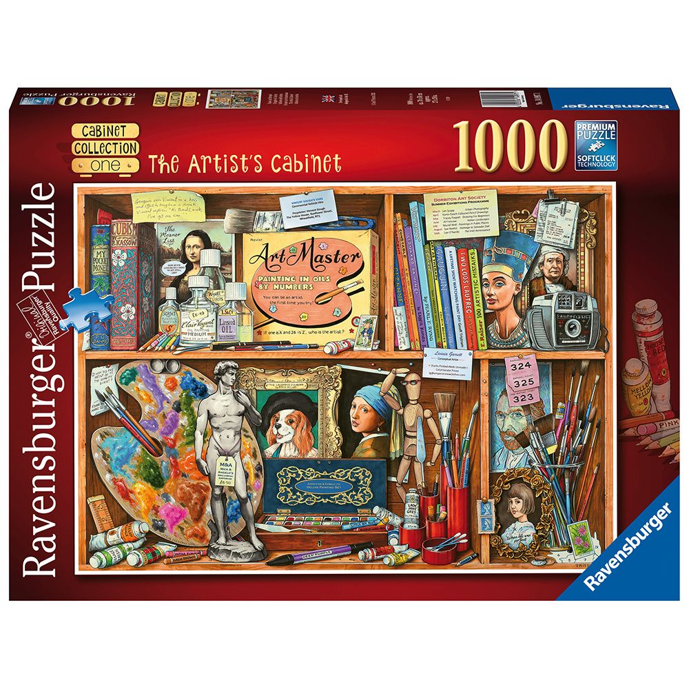 Ravensburger Pussel: The Artist's Cabinet 1000 Bitar