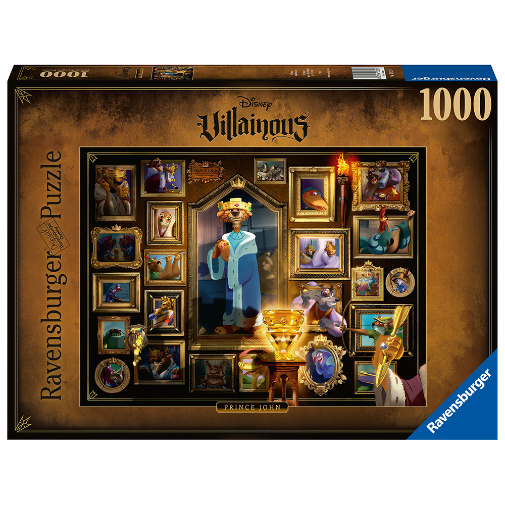 Ravensburger Pussel: Villainous-  King John 1000 Bitar