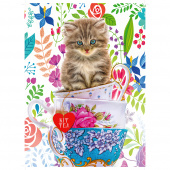 Ravensburger Pussel - Kitten in a cup 500 Bitar Ravensburger Pussel - Kitten in a cup 500 Bitar