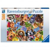 Ravensburger Pussel - Animal selfie 500 Bitar Ravensburger Pussel - Animal selfie 500 Bitar