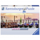 Ravensburger pussel: Panorama Gondeln in Venedig - 1000 bitar