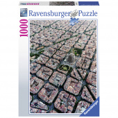 Ravensburger pussel - Barcelona from above 1000 Bitar