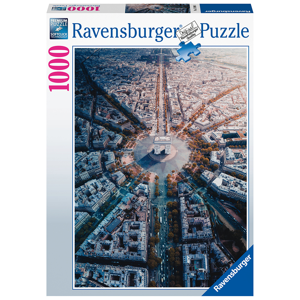 Ravensburger pussel: Paris von Oben 1000 Bitar