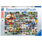 Ravensburger pussel - 99 VW Bulli Moments 3000 Bitar Ravensburger pussel - 99 VW Bulli Moments 3000 Bitar