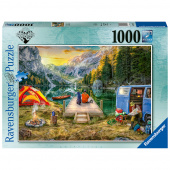 Ravensburger Pussel: Calm Campsite 1000 Bitar Ravensburger Pussel: Calm Campsite 1000 Bitar