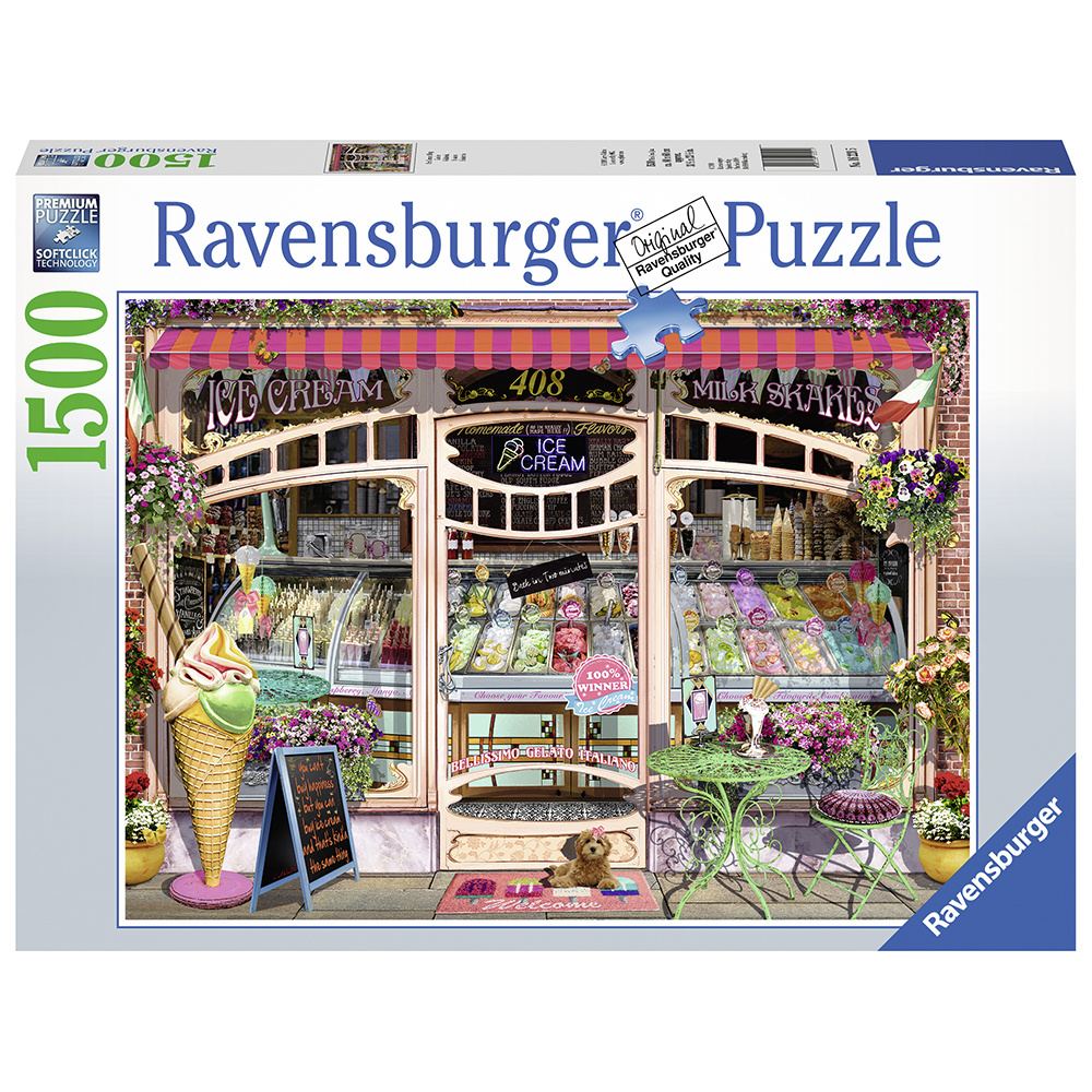 Ravensburger pussel - Ice Cream Shop 1500 Bitar