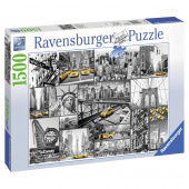 Ravensburger pussel: New York Cabs - 1500 bitar Ravensburger pussel: New York Cabs - 1500 bitar