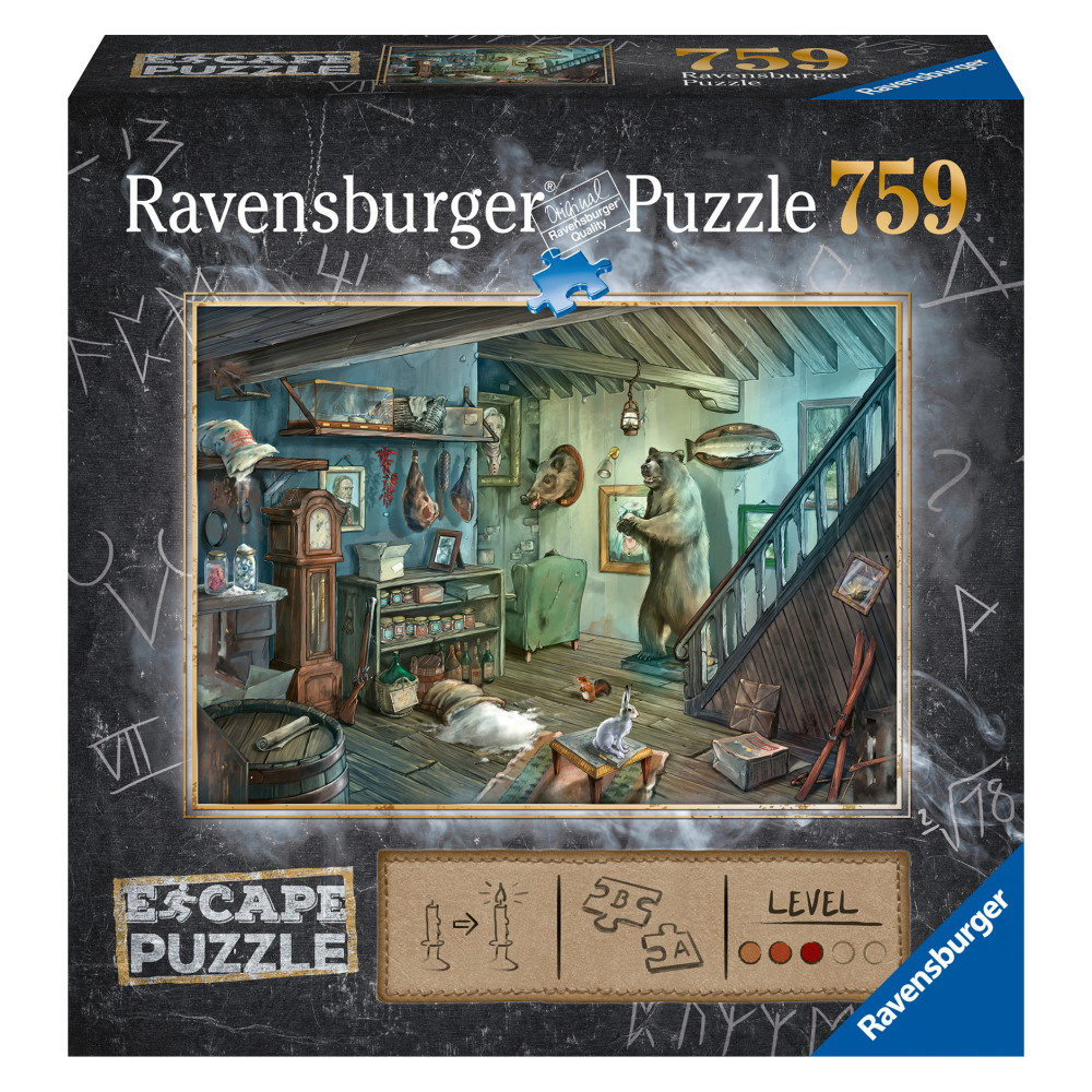 Ravensburger Pussel: ESCAPE The Forbidden Basement 759 Bitar