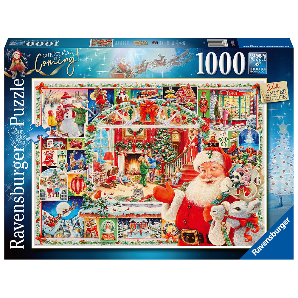 Ravensburger Pussel: Christmas is Coming! 1000 Bitar