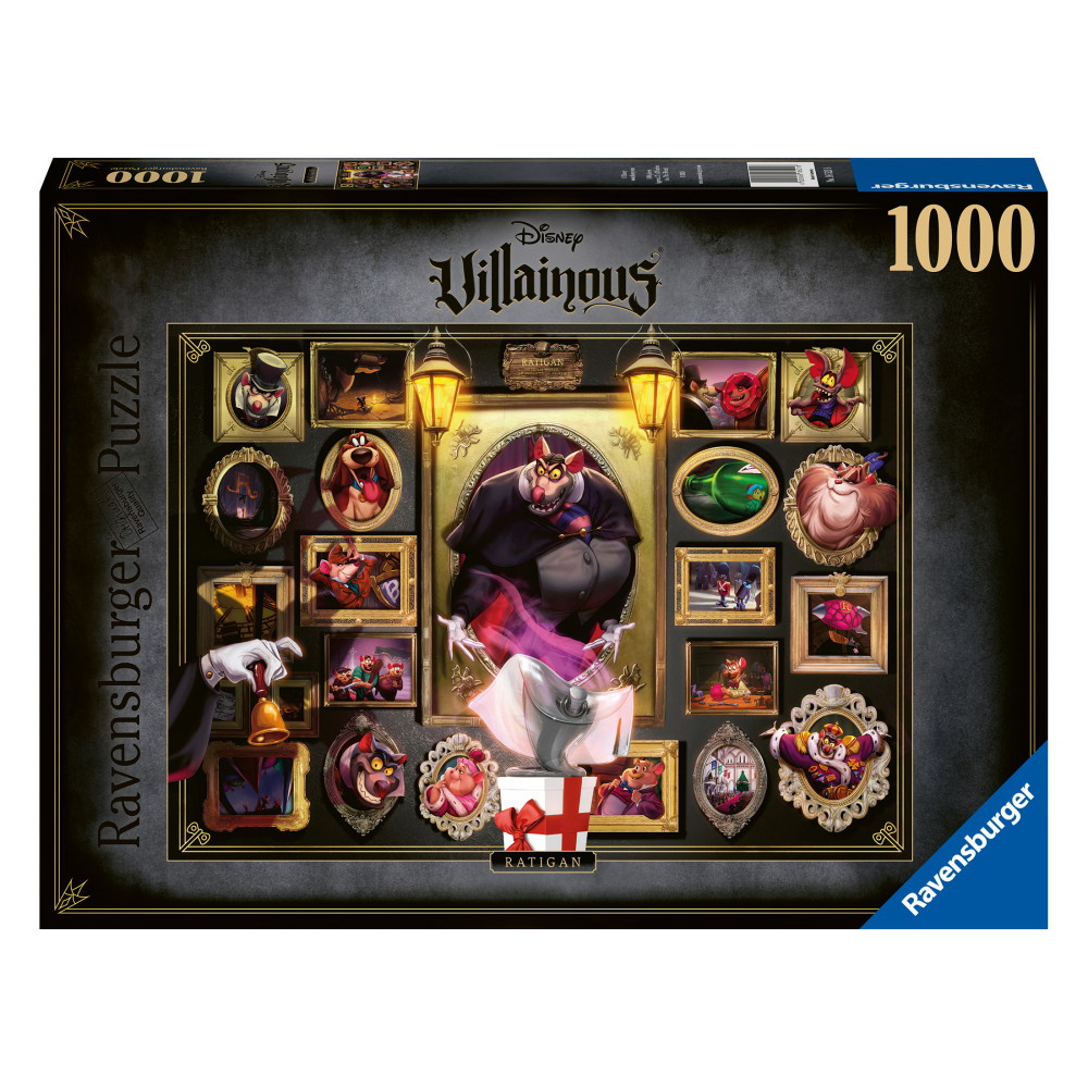 Ravensburger Pussel: Villainous - Ratigan 1000 Bitar