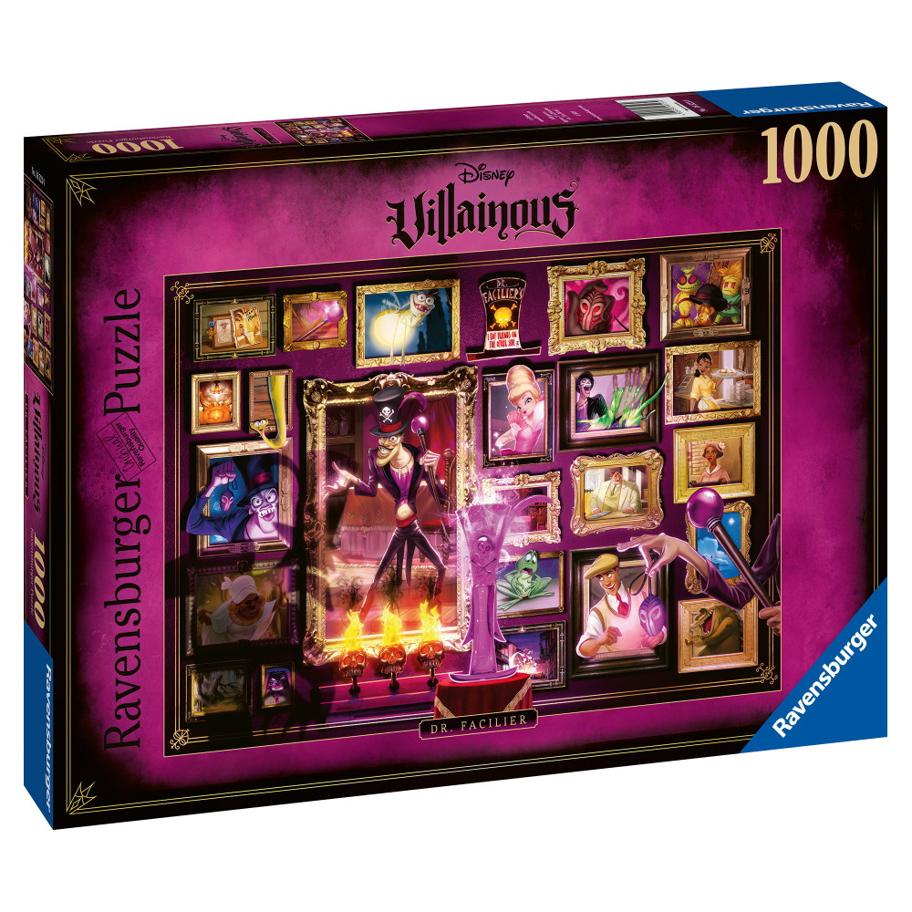 Ravensburger Pussel: Villainous - Dr. Facilier 1000 Bitar