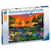 Ravensburger Pussel - Turtle in the Reef 500 bitar Ravensburger Pussel - Turtle in the Reef 500 bitar