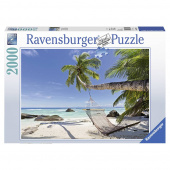 Ravensburger pussel: Hammock on the beach 2000 bitar Ravensburger pussel: Hammock on the beach 2000 bitar