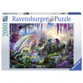 Ravensburger pussel: Dragon Valley 2000 Bitar Ravensburger pussel: Dragon Valley 2000 Bitar