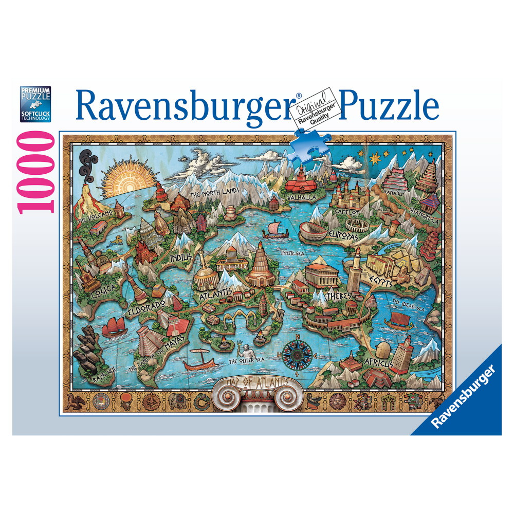 Ravensburger Pussel: Mysterious Atlantis 1000 Bitar
