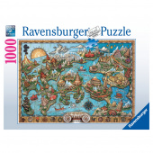 Ravensburger Pussel: Mysterious Atlantis 1000 Bitar Ravensburger Pussel: Mysterious Atlantis 1000 Bitar
