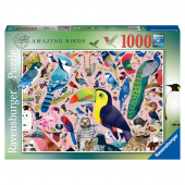 Ravensburger Pussel: Amazing Birds 1000 Bitar