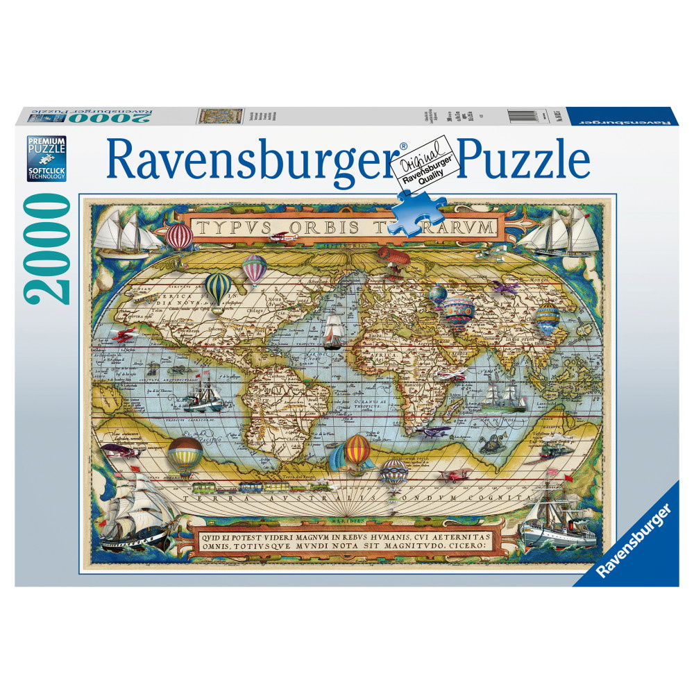 Ravensburger Pussel: Around the World 2000 Bitar