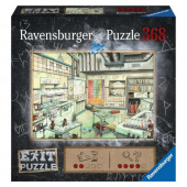 Ravensburger Pussel: ESCAPE The Laboratory 368 Bitar