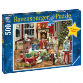 Ravensburger Pussel: Enchanted Christmas 500 bitar