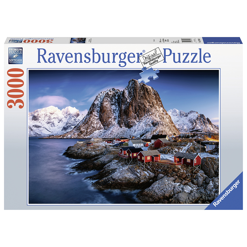 Ravensburger Pussel: Hamnoy, Lofoten 3000 Bitar