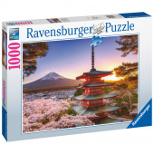 Ravensburger Pussel: Mount Fuji Cherry Blossom View 1000 Bitar Ravensburger Pussel: Mount Fuji Cherry Blossom View 1000 Bitar