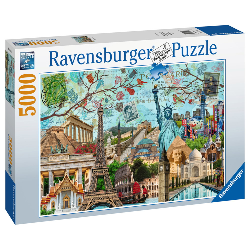 Ravensburger Pussel: Big City Collage 5000 Bitar