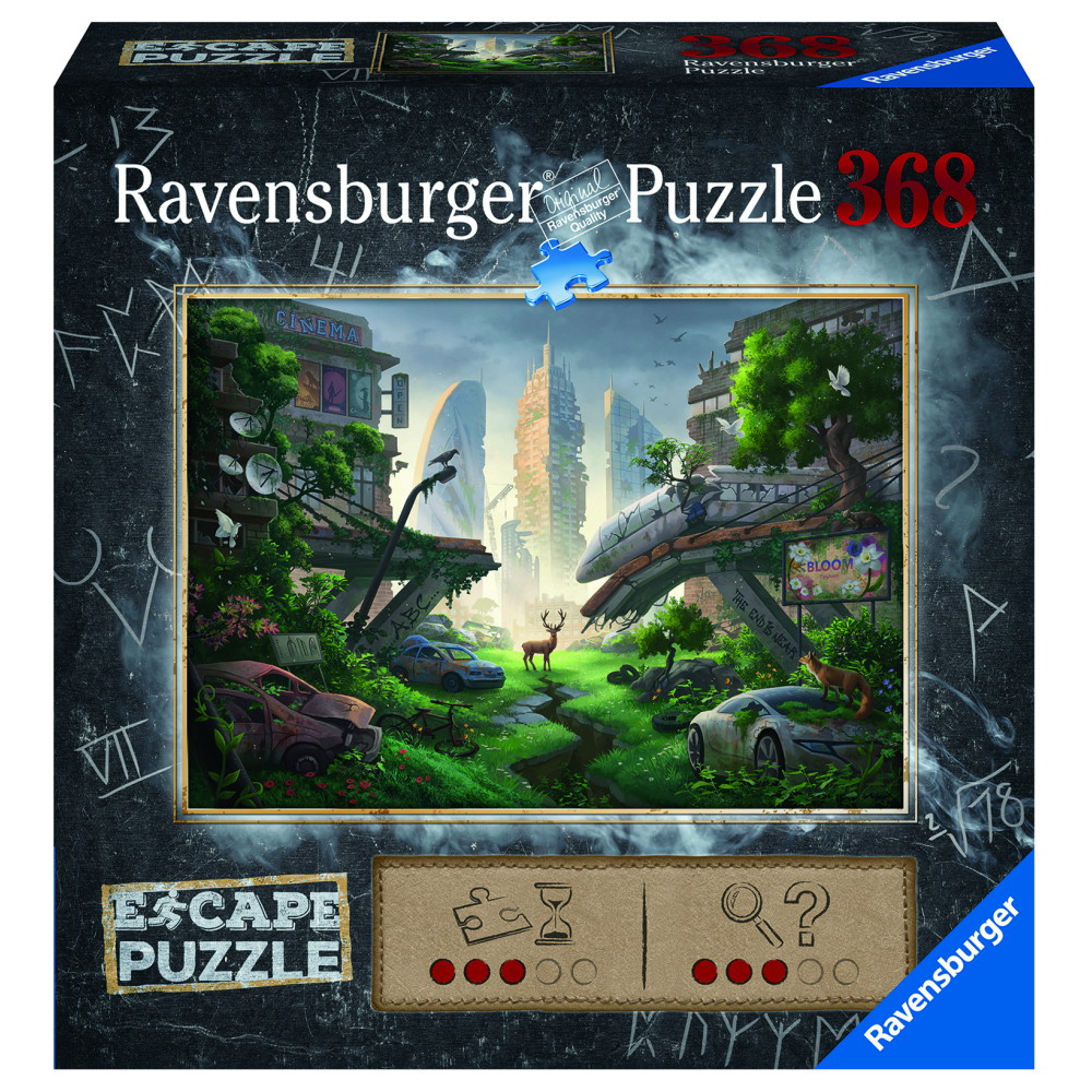 Ravensburger Pussel: ESCAPE Desolated City 368 Bitar